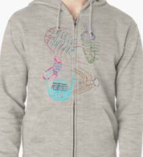 Ordovician Era Trilobites Zipped Hoodie