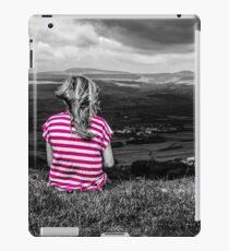 Pink Mountain Girl iPad Case/Skin