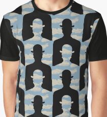 after Rene Magritte pattern "Decalcomania" Graphic T-Shirt
