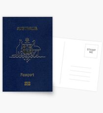 Australian Passport Postcards