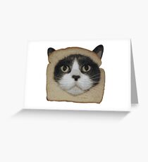 Breaded Inbread Cat Breading Greeting Card