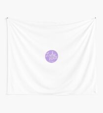 Dame Teile Lavendel Logo Wandbehang
