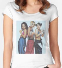 liebevolle Pflege Tailliertes Rundhals-Shirt