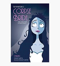 Corpse Bride Art Deco Photographic Print