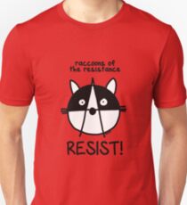 Join the raccoons of the resistance! Resist! Unisex T-Shirt