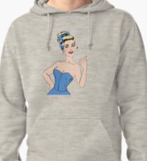 Pop Art Style Woman Gesturing Great Pullover Hoodie