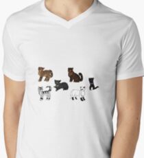 Die Prophezeiungen beginnen 3 T-Shirt mit V-Ausschnitt für Männer