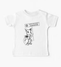 March for Science Launceston – Kangaroo, black Baby Tee