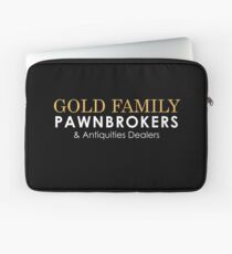 Gold Family Pawnbroker and Antiques Dealers Laptop Sleeve