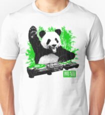 DJ Panda (Vintage Distressed-Look) Unisex T-Shirt