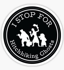 Hitchhiking Ghosts Sticker