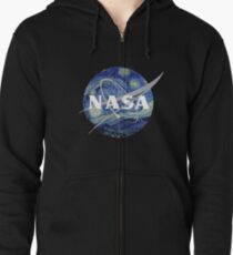 Nasa Starlight Zipped Hoodie