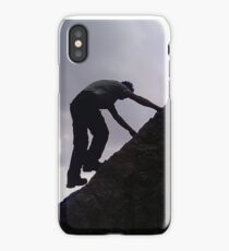 Man who faces nature iPhone Case/Skin