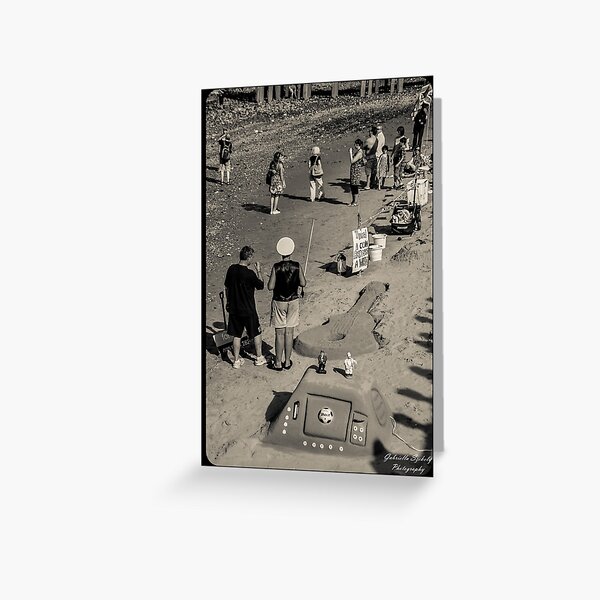 London Beach Greeting Card