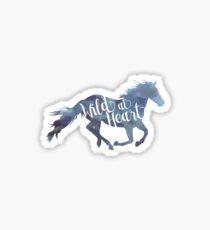 Wildes Pferd Aufkleber Sticker