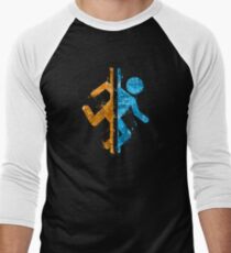 Portal Splatter Men's Baseball ¾ T-Shirt