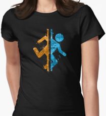 Portalsplatter Tailliertes T-Shirt