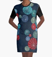 Colorful cactus field Graphic T-Shirt Dress