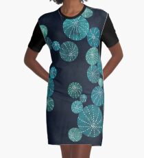 Turquoise cactus field Graphic T-Shirt Dress