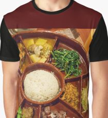 Myanmar. Bagan. Restaurant. Dinner. Graphic T-Shirt