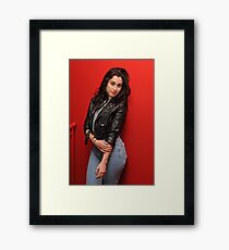 Lámina enmarcada Lauren Jauregui - Rojo