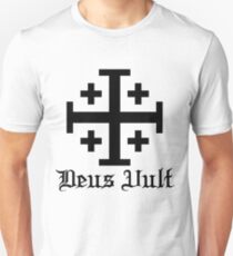 Crusader Cross - Deus Vult Unisex T-Shirt