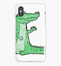 cartoon crocodile iPhone Case