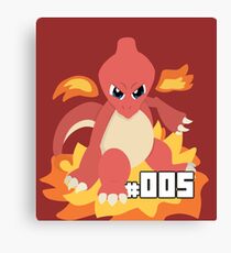 #005 Charmeleon Canvas Print