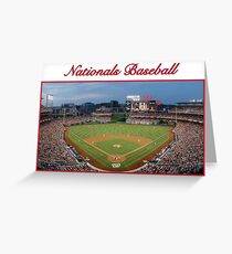 Nationals Baseball Greeting Card