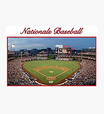 Nationals Baseball Photographic Print