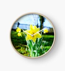 Spring flowers 03 Clock