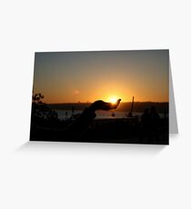 sun in hand Greeting Card