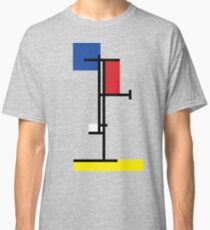 Mondrian Minimalist De Stijl Modern Art III Classic T-Shirt