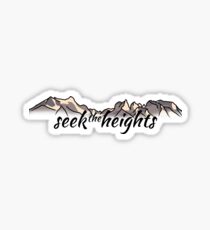 Seek the Heights Sticker