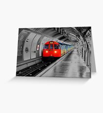 Lonely Underground Greeting Card
