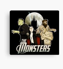 Monsters Assemble Canvas Print