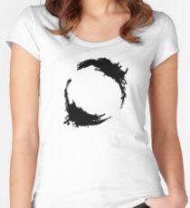 Camiseta entallada de cuello redondo Heptapodo B (Traducción: "TIERRA")