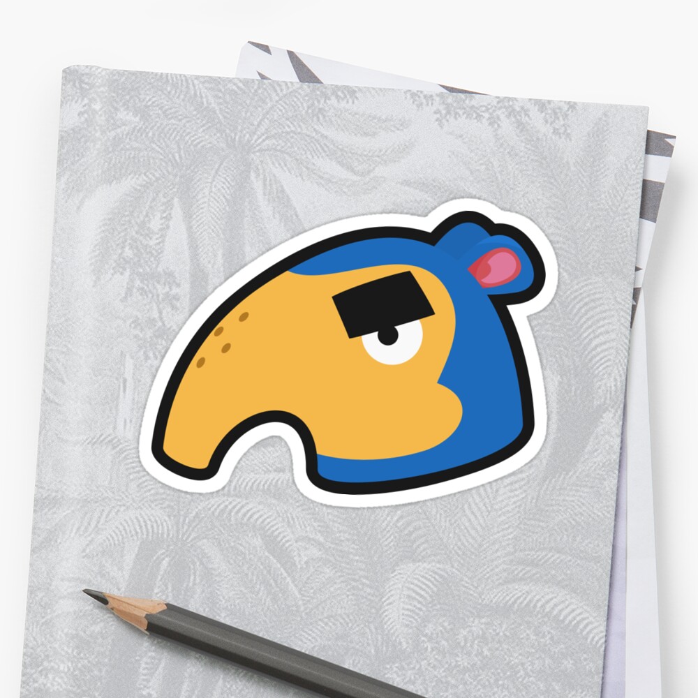 "CYRANO ANIMAL CROSSING" Sticker by purplepixel | Redbubble