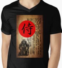 Samurai 2 T-Shirt mit V-Ausschnitt