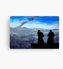 Buddhist Monks go for a walk Canvas Print