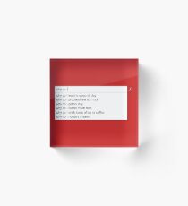 Why Do I? Acrylic Block