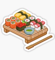 Pixel Sushi Sticker