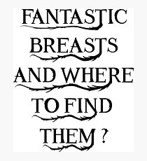 Fantastic Breasts Photographic Print