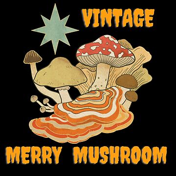 Vintage merry mushroom Art Board Print for Sale by Ousaidshop