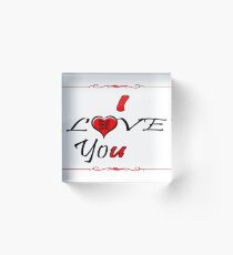 Express Your Love.. Acrylic Block