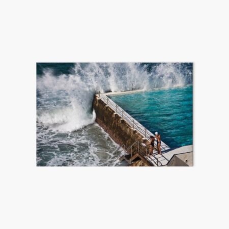 Bondi Beach Splash Art Board Print