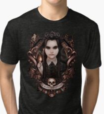 Wednesday Addams, I Hate Everything Tri-blend T-Shirt
