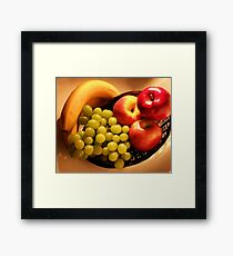 fruit basket Framed Print
