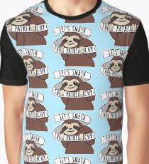 Feminist Sloth "Smash the Patriarchy" Graphic T-Shirt