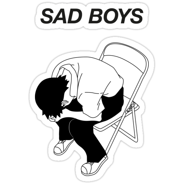 Sad Boy Stickers By Haebollago Redbubble 4367